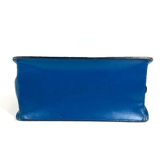 LOUIS VUITTON M48185 Epi Riviera Bag Shoulder Bag Tote Bag Leather Toledo Blue - Picture 14 of 15